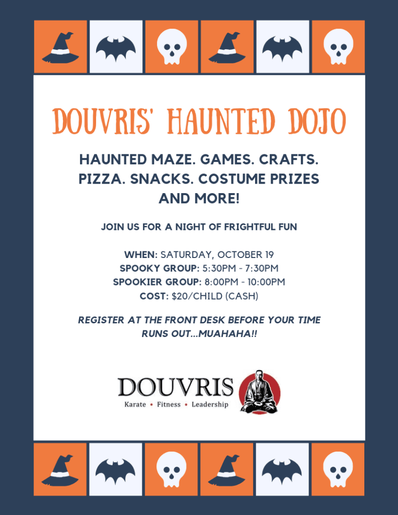 Douvris Haunted Dojo Poster